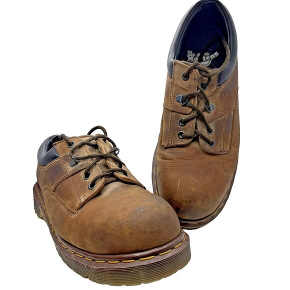 Dr. Doc Martens Industrial Steel Toe Safety Shoes 9 Low Top - See all photos - Picture 1 of 13